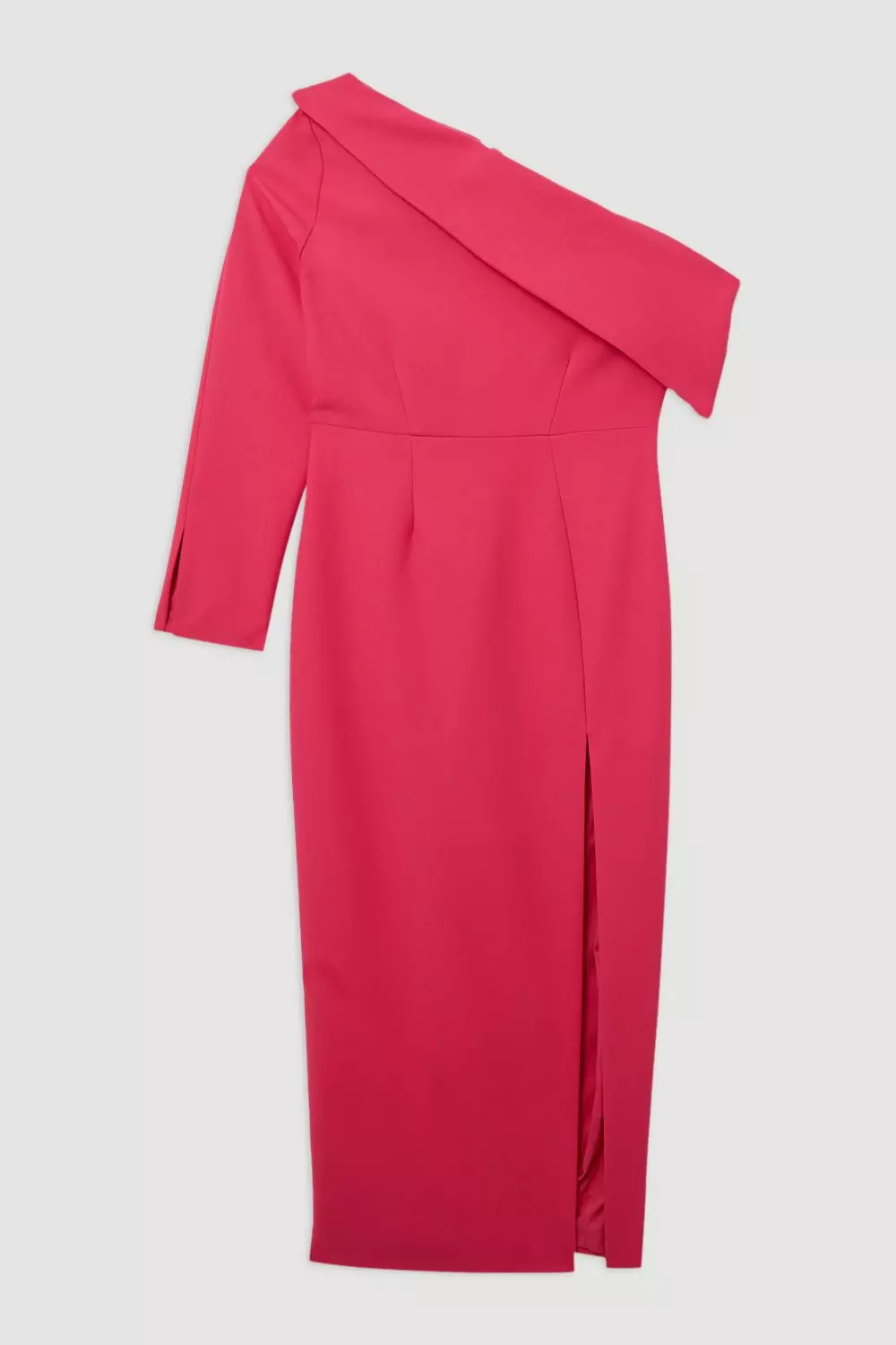 ◆KAREN MILLEN◆ ホルターネックオープンバックドレス/hot pink Forever Belted Notch Neck Tailored Jumpsuit | Karen Millen